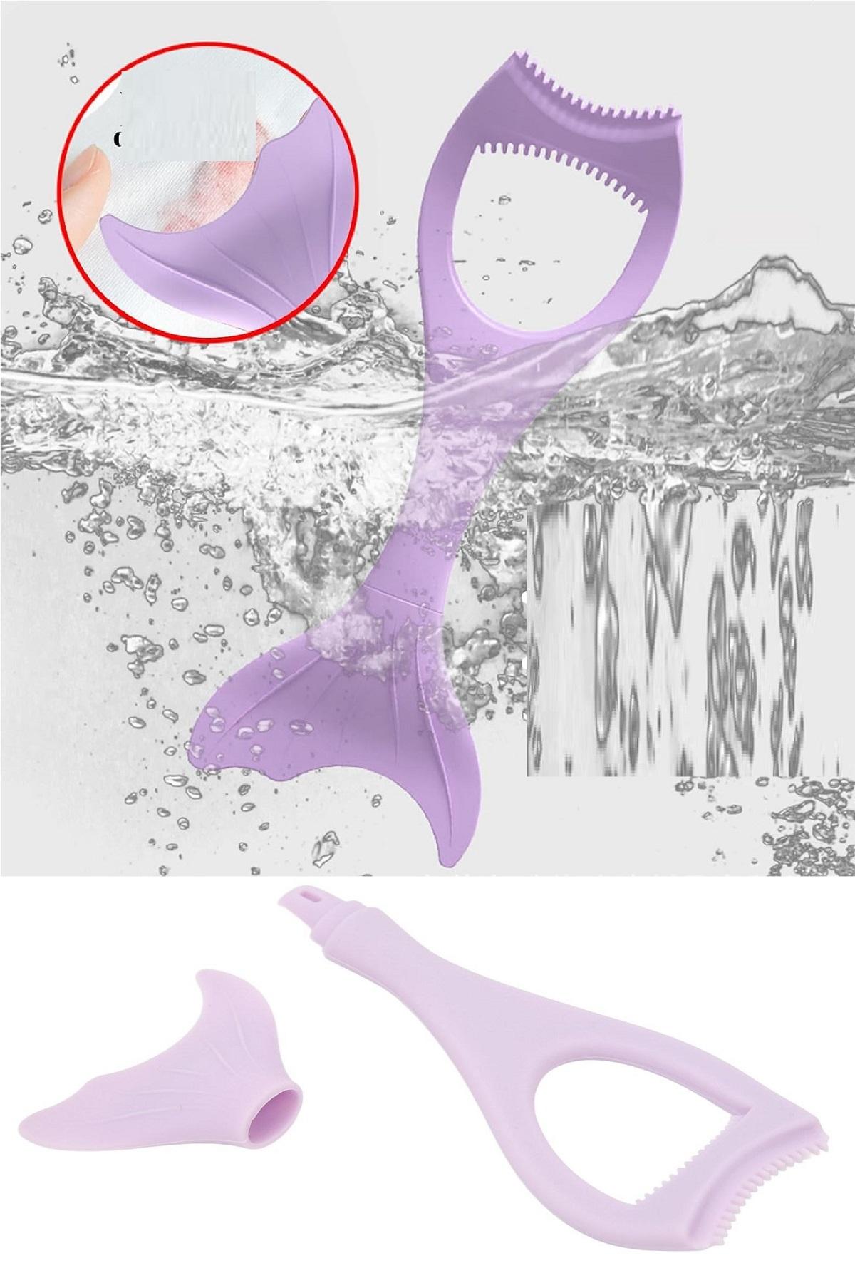 Deniz Kızı Kirpik Rimel Eyeliner Maskara Şablonu Silikon Makyaj Uygulama Aparatı