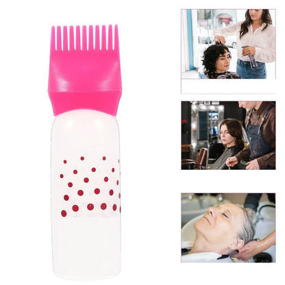 Hazneli Saç Boyama Aparatı - Taraklı Saç Bakımı Krem / Saç Yağı Uygulama Aparatı