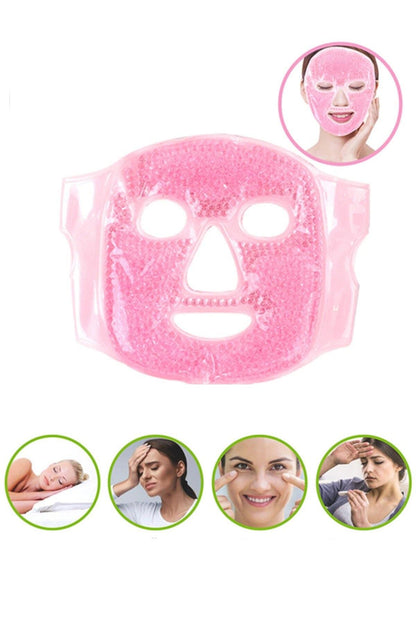Jel Boncuklu Yüz Maskesi (Soğuk & Sıcak Jel Maske)